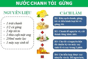 Thức uống tăng cường miễn dịch để phòng bệnh khi thời tiết thất thường