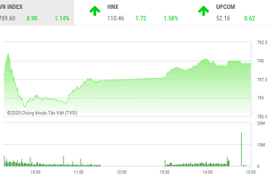 Giao dịch chứng khoán chiều 17/4: Dòng tiền chảy mạnh, VN-Index vẫn lỗi hẹn mốc 790 điểm