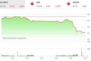 Giao dịch chứng khoán chiều 28/10: Sàn chứng khoán hứng bão