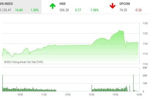 Giao dịch chứng khoán chiều 4/1: Thanh khoản lập kỷ lục mới, VN-Index chinh phục thành công mốc 1.120 điểm