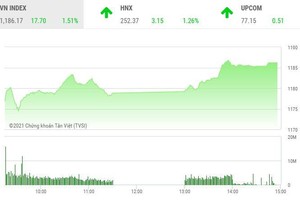 Giao dịch chứng khoán chiều 1/3: Các nhóm cổ phiếu đua nhau nổi sóng, VN-Index tăng gần 18 điểm