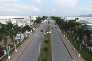 Khu công nghiệp Tràng Duệ, Hải Phòng đang thu hút nhiều nhà đầu tư.