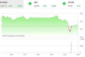 Giao dịch chứng khoán chiều 15/10: Thị trường rung lắc, cổ phiếu thép vẫn đứng vững