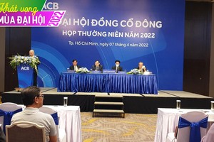 ĐHCĐ ACB: Lợi nhuận quý I/2022 khởi sắc, mục tiêu cả năm lãi trên 15.000 tỷ đồng