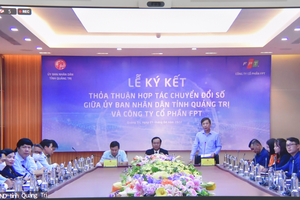 UBND tỉnh Quảng trị và FPT ký kết thỏa thuận hợp tác chuyển đổi số đến năm 2025