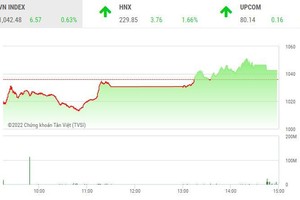 Giao dịch chứng khoán chiều 10/10: Hàng loạt nhóm cổ phiếu bùng nổ, VN-Index đảo chiều tăng điểm