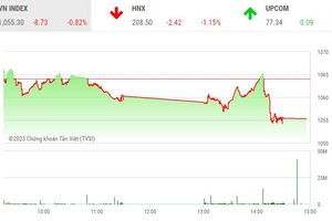 Giao dịch chứng khoán chiều 10/2: Thanh khoản thấp nhất 2,5 tháng, EIB là tâm điểm chú ý