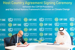 UAE và Cơ quan chống Biến đổi Khí hậu Liên hợp Quốc (UN Climate Change) ra mắt Thông cáo chung về COP28