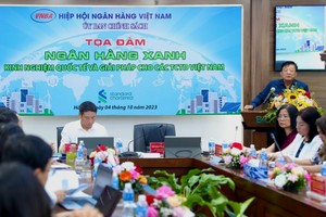 Ông Nguyễn Quốc Hùng, Phó Chủ tịch kiêm Tổng Thư ký Hiệp hội Ngân hàng Việt Nam phát biểu