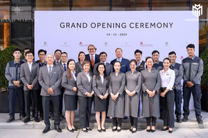 Marriott International và Masterise Homes vừa tổ chức lễ khai trương các căn hộ mang thương hiệu Marriott đầu tiên tại Việt Nam ngày 14/11/2023. Ảnh: Quốc Huy