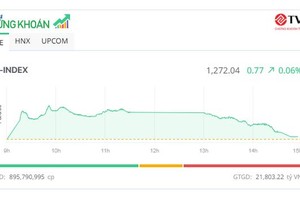 Chứng khoán giảm mạnh cuối phiên, Bluechip “cứu” thị trường không mất điểm