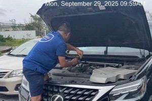 Giám định viên của PTI tại hiện trường