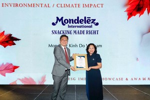 Mondelez Kinh Đô lần thứ tư được vinh danh trong Top 100 Doanh nghiệp phát triển bền vững Việt Nam (CSI 2025)