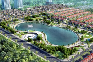 Công viên cảnh quan Hồ điều hòa Bách Hợp Thủy tại khu đô thị Dương Nội 