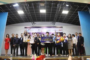 Đội chơi của sinh viên Trường Đại học Ngân hàng (sinh viên Phạm Thị Mỹ Thơ, Trần Lực, Nguyễn Thị Phương Thảo) – mang tên BIF – đã giành ngôi vị quán quân danh giá trong Đêm Chung kết uộc thi Đầu tư chứng khoán INVESTMENT CHALLENGE 2021.