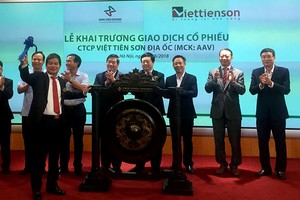 Cổ phiếu AAV của Việt Tiên Sơn tăng trần ngay trong phiên giao dịch đầu tiên