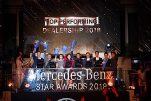 Mercedes-Benz Haxaco Điện Biên Phủ và Mercedes-Benz Võ Văn Kiệt đều đạt danh hiệu đại lý xuất sắc nhất.