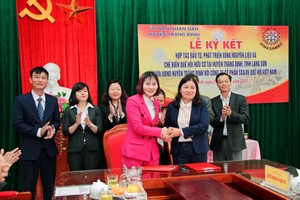 Vinasamex và huyện Tràng Định (Lạng Sơn) đã ký kết hợp tác đầu tư, phát triển vùng nguyên liệu và chế biến quế hồi hữu cơ.