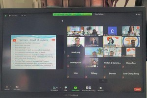 Doanh nghiệp Singapore giao lưu trực tuyến tìm hiểu cơ hội đầu tư với doanh nghiệp Việt Nam