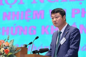 Ông Lê Ngọc Lâm, TGĐ Ngân hàng TMCP Đầu tư và Phát triển Việt Nam BIDV. Ảnh VGP.