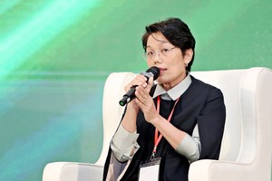 Bà Bùi Bích Liên, Nhà sáng lập kiêm Tổng giám đốc, Công ty cổ phần Thương mại và Công nghệ EMCOM. Ảnh Dũng Minh.