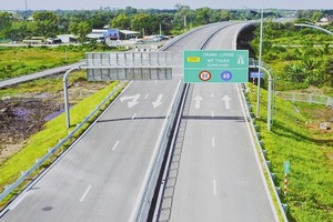 Tuyến cao tốc TP.HCM- Trung Lương- Mỹ Thuận mở rộng có chiều dài khoảng 96,13 km.