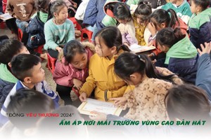 “Đông yêu thương 2024” – Ấm áp nơi mái trường vùng cao Bản Hát