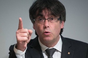 Carles Puigdemont, cựu lãnh đạo Catalonia. Ảnh: Reuters.

