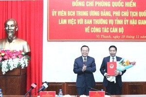 Điều động Phó Bí thư Tỉnh ủy Hậu Giang về làm Phó Tổng Kiểm toán Nhà nước