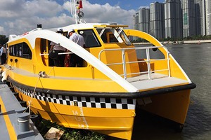 Tàu buýt đường sông đầu tiên của TP HCM
