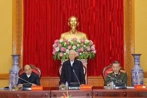 Tổng Bí thư, Thủ tướng dự, chỉ đạo phiên họp Thường vụ Đảng ủy Công an Trung ương