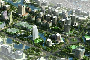 Phối cảnh Khu công nghệ cao Hòa Lạc