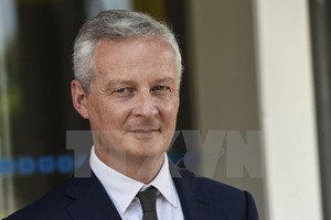 Bộ trưởng Tài chính Pháp Bruno Le Maire. (Ảnh: AFP/TTXVN)