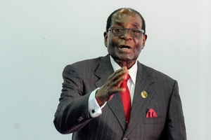 Cựu Tổng thống Zimbabwe Robert Mugabe (Ảnh: AFP)
