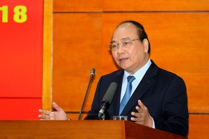 Thủ tướng Nguyễn Xuân Phúc phát biểu tại Hội nghị