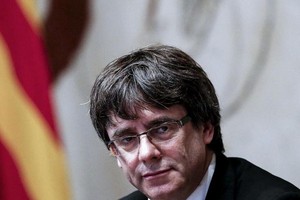Thủ hiến Catalonia bị phế truất Carles Puigdemont. (Nguồn: AFP)