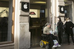 Một cửa hàng của Apple tại Tây Ban Nha.