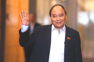 Thủ tướng Nguyễn Xuân Phúc đón đoàn U23 tại trụ sở Chính phủ lúc 14h ngày 28/1, sau khi đội tuyển về đến Việt Nam. Ảnh: Giang Huy