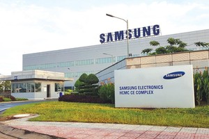 Tổ hợp SEHC của Samsung tại TP.HCM, chuyên sản xuất các sản phẩm điện tử gia dụng, trong đó có máy giặt.