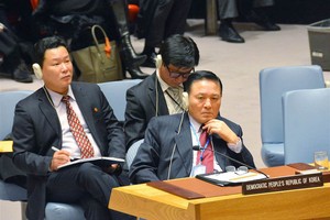 Đại sứ Triều Tiên tại Liên Hợp Quốc Ja Song Nam (Ảnh: Kyodo)