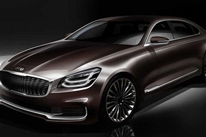 Ảnh teaser của Kia K900 thế hệ mới.