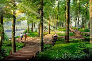 Dự án xây dựng công viên sinh thái Vĩnh Hưng có tổng diện tích 15,085ha do Công ty cổ phần Đầu tư phát triển hạ tầng và đô thị Vĩnh Hưng làm chủ đầu tư.