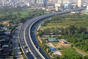 Dự án thiết kế đô thị hai bên đường vành đai 3 có chiều dài khoảng 4,22 km và tổng diện tích đất là 61,68 ha