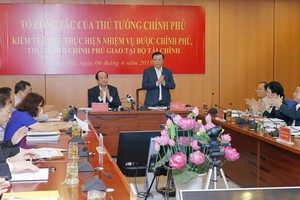 Quang cảnh buổi làm việc. Ảnh: VGP/Hà Chính