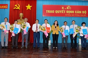 Điều động, bổ nhiệm nhân sự chủ chốt tỉnh An Giang, Sơn La, Phú Yên