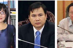 Thứ trưởng Bộ Tư pháp Đặng Hoàng Oanh, Thứ trưởng Bộ Khoa học và Công nghệ Bùi Thế Duy, Thứ trưởng Bộ Tài nguyên và Môi trường Lê Công Thành