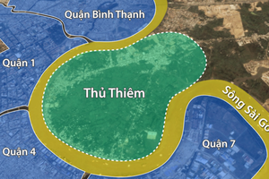 Bán đảo Thủ Thiêm qua 22 năm