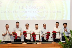 Hà Nội điều động, bổ nhiệm nhiều nhân sự chủ chốt