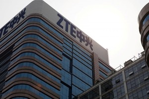 Tòa nhà của ZTE tại Bắc Kinh (Trung Quốc). Ảnh: Reuters