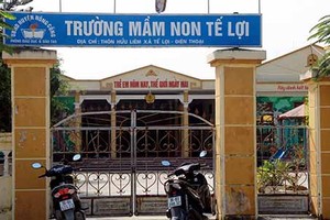 Bà Đỗ Thị Tình từng làm hiệu trưởng trường Tế Lợi. Ảnh: Lam Sơn.